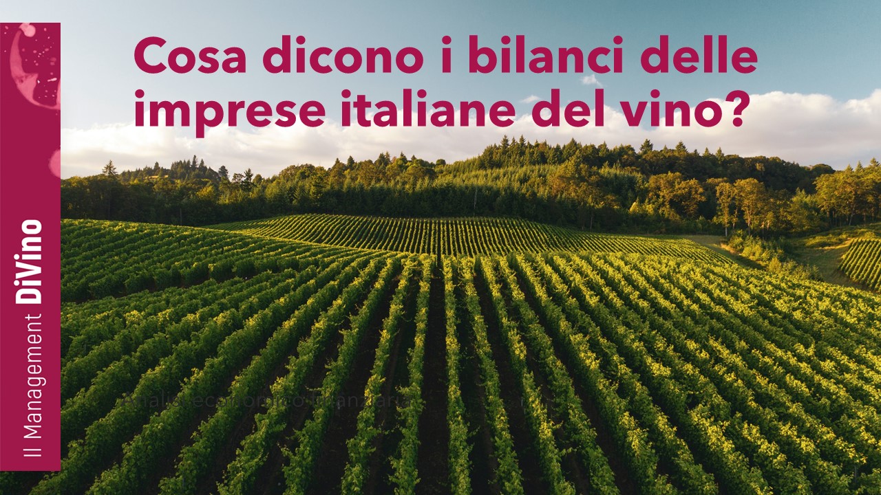 I bilanci 2020 dell'imprese italiane del vino